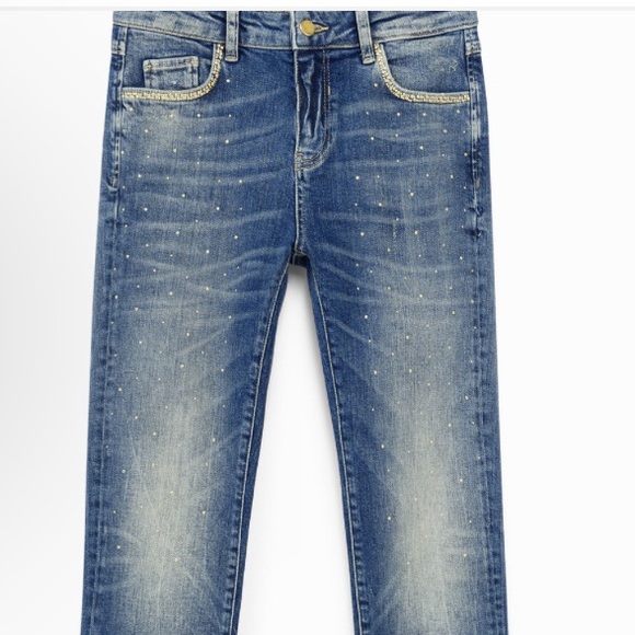 Desigual Studded Straight Leg Jeans - Picture 2 of 10